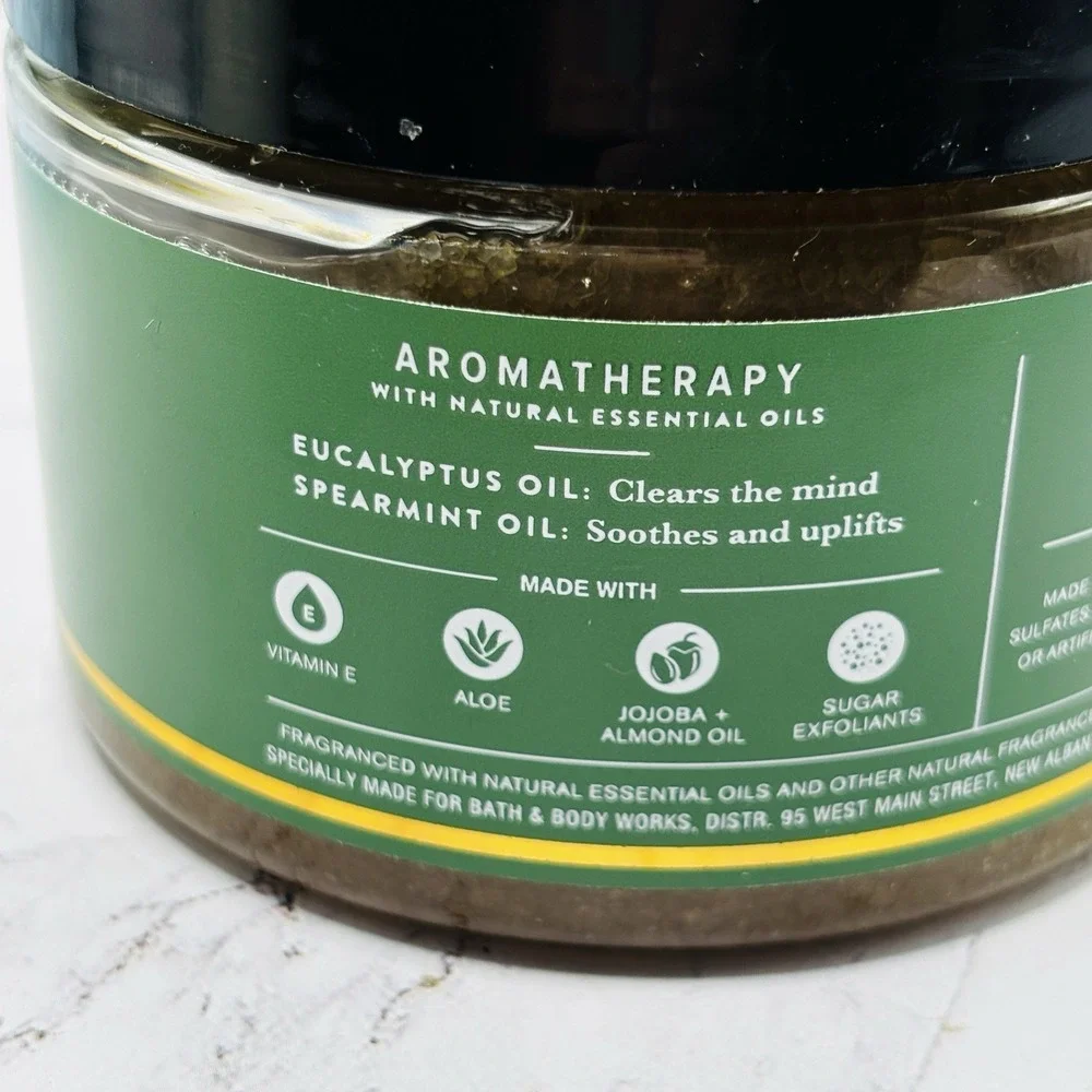 Bath & Body Works Aromatherapy Eucalyptus Spearmint Sugar Body Scrub 13oz